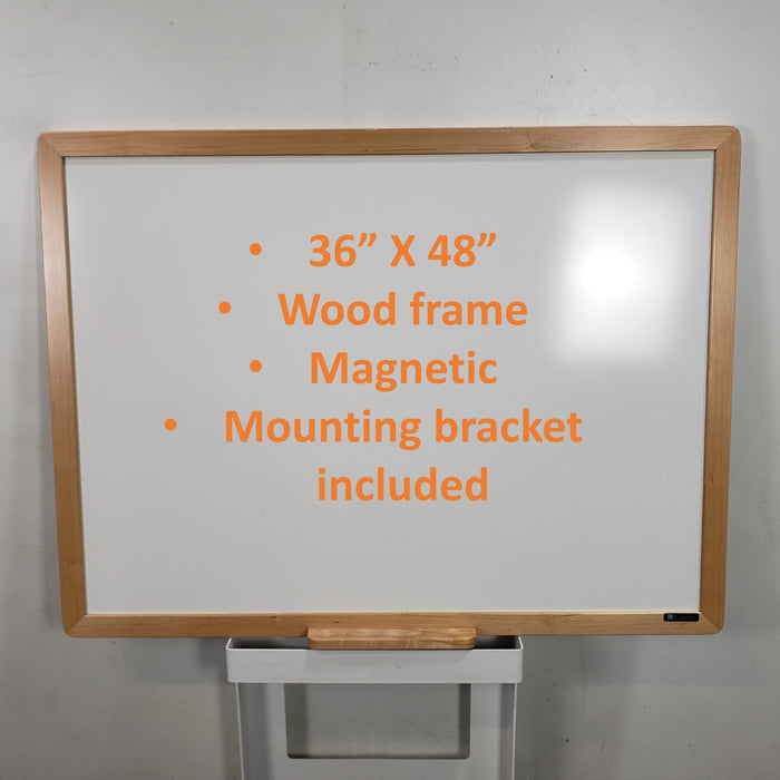 3' X 4' Magnetic White Board / Dry Erase (#5549)