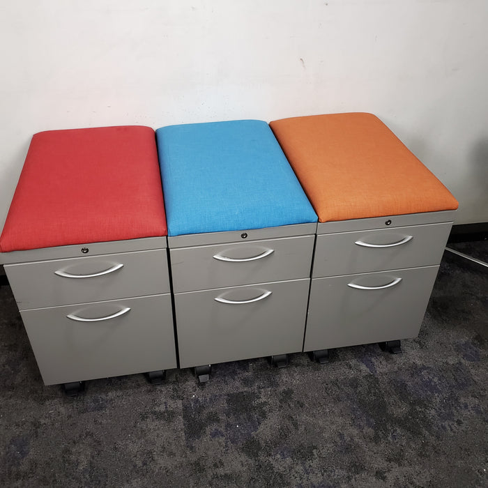 2 Drawer Pedestal File Cabinet