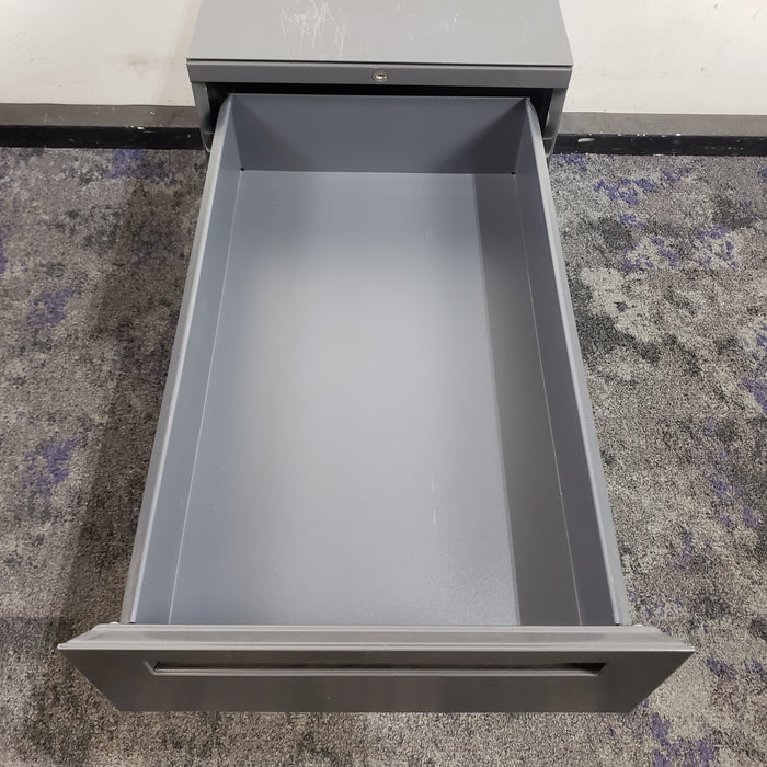2 Drawer Rolling Pedestal File Cabinet
