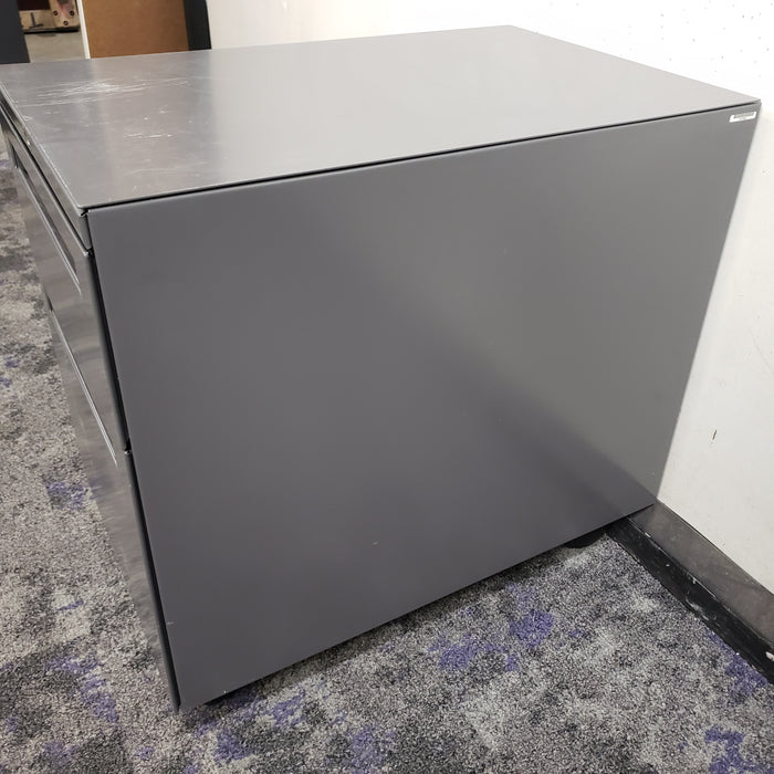 2 Drawer Rolling Pedestal File Cabinet
