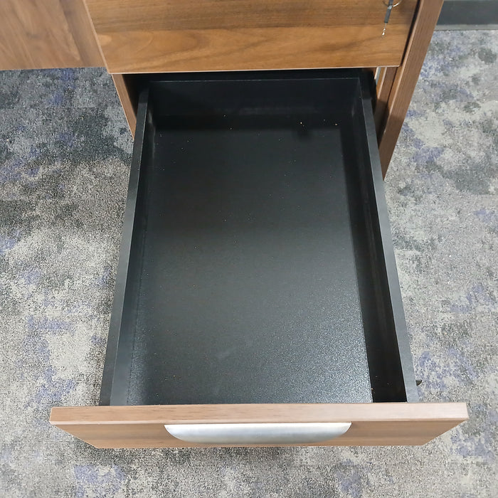 Desk with Pedestal File Cabinet