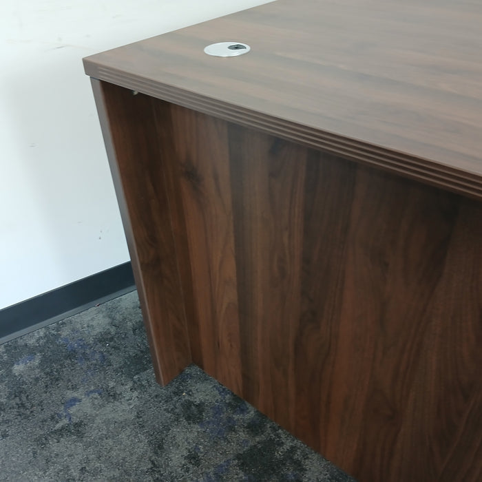 Desk with Pedestal File Cabinet