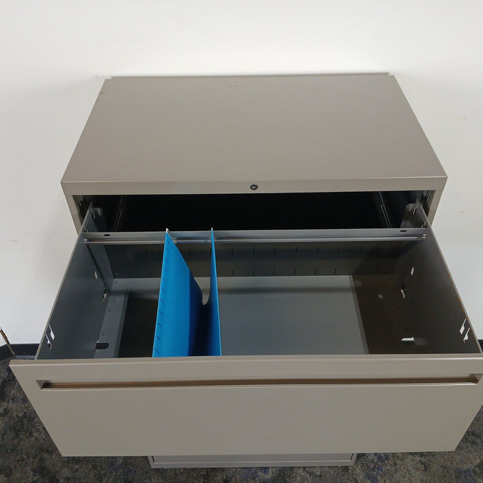 30" Four Drawer Lateral File Cabinet