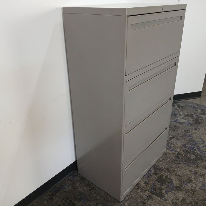 30" Four Drawer Lateral File Cabinet