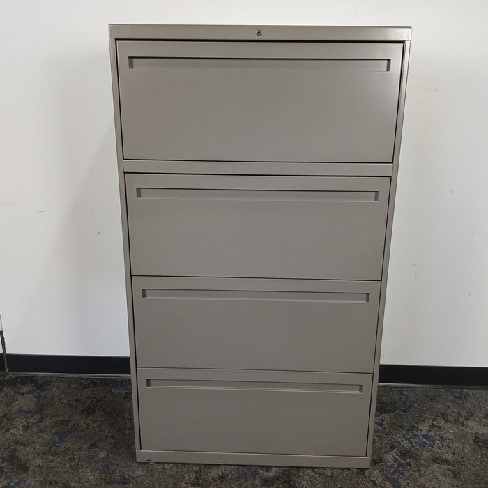 30" Four Drawer Lateral File Cabinet