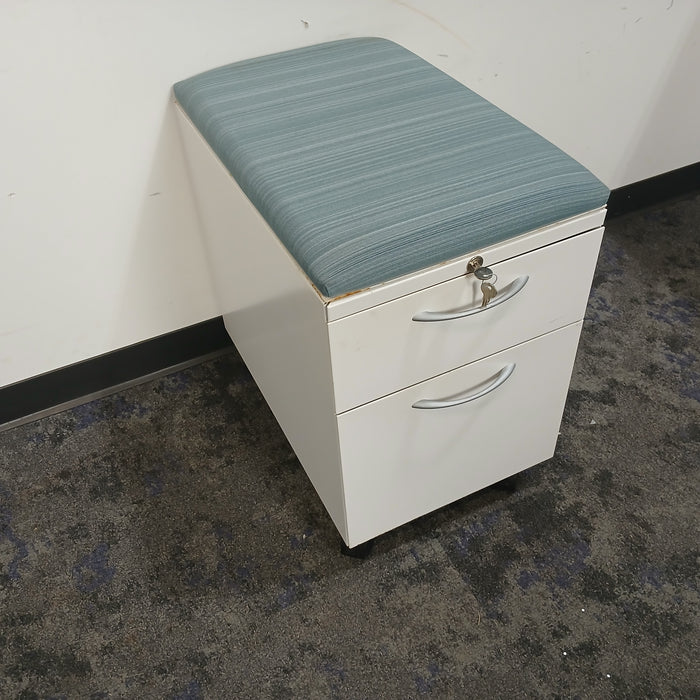 2 Drawer Box/File Pedestal File Cabinet