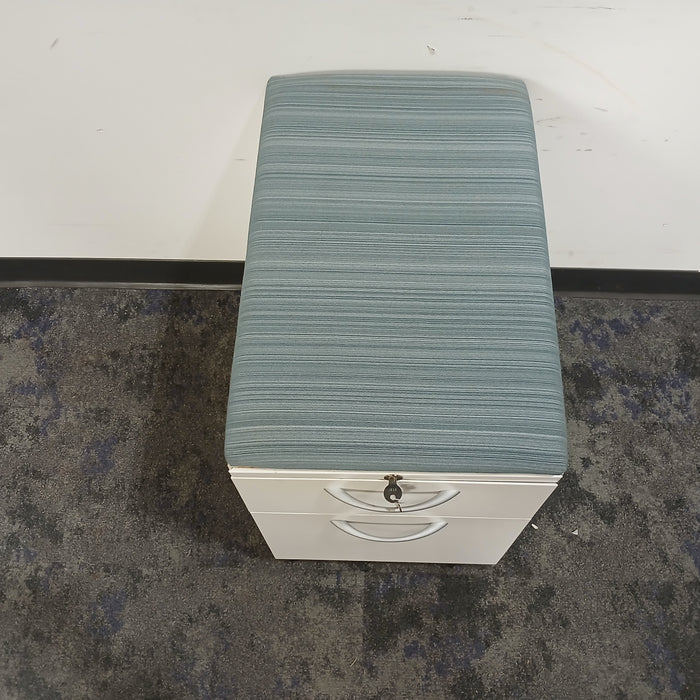 2 Drawer Box/File Pedestal File Cabinet