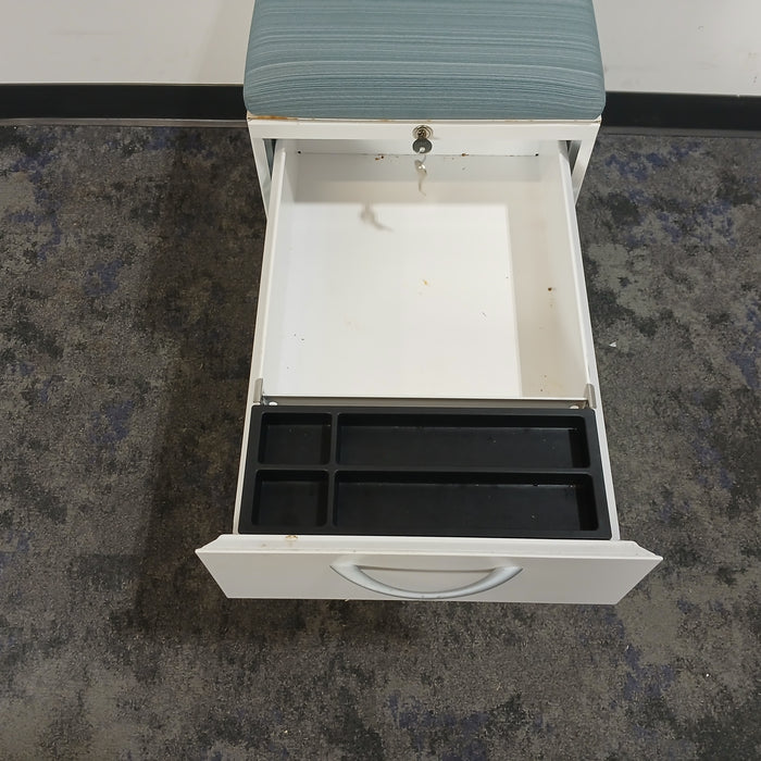 2 Drawer Box/File Pedestal File Cabinet
