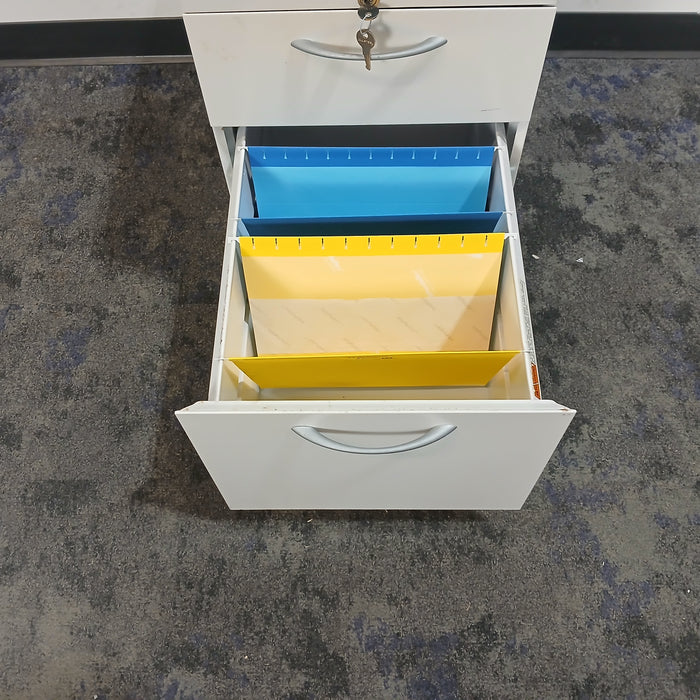 2 Drawer Box/File Pedestal File Cabinet