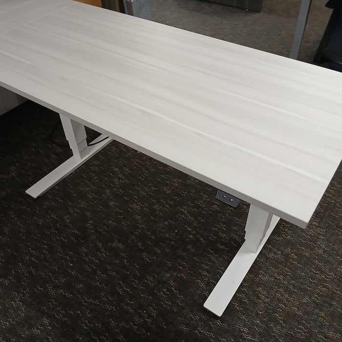 L-Shaped Standing Desk /w Credenza