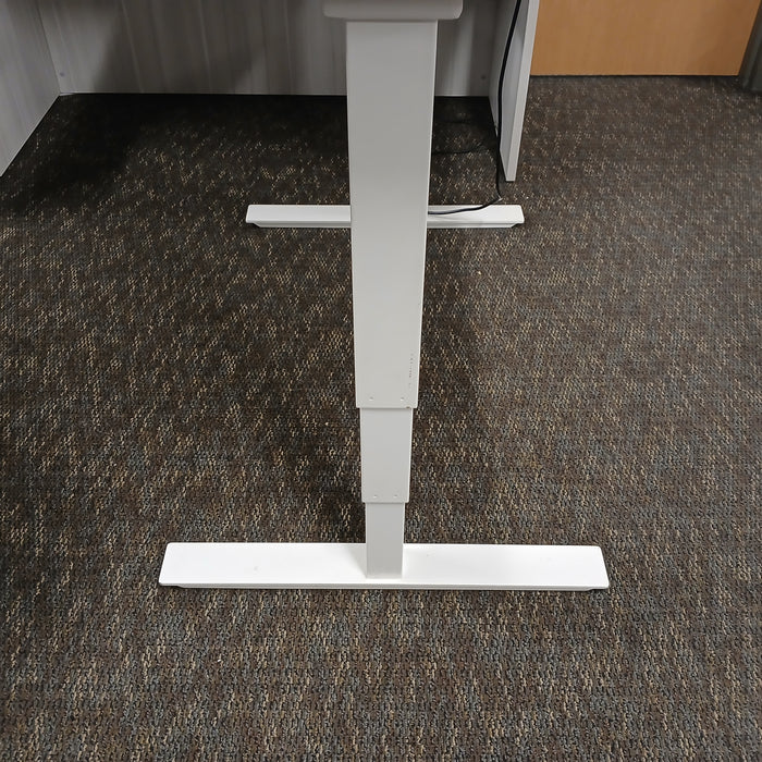 L-Shaped Standing Desk /w Credenza