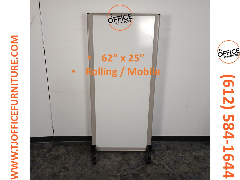 Rolling Whiteboard / Dry Erase (#6653)