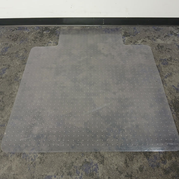 Square Chair Mat with Lip
