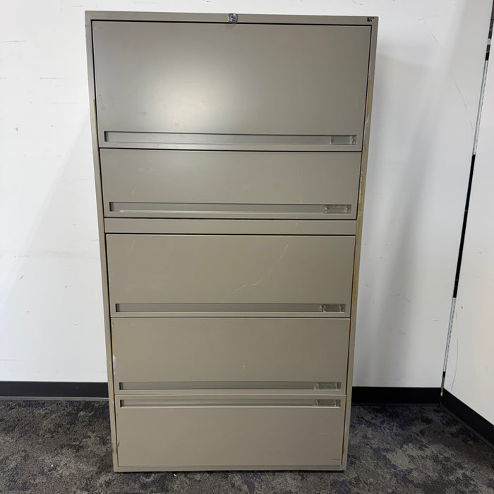 36" 5 Drawer Lateral File Cabinet