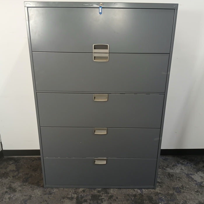 42" 5 Drawer Lateral File Cabinet