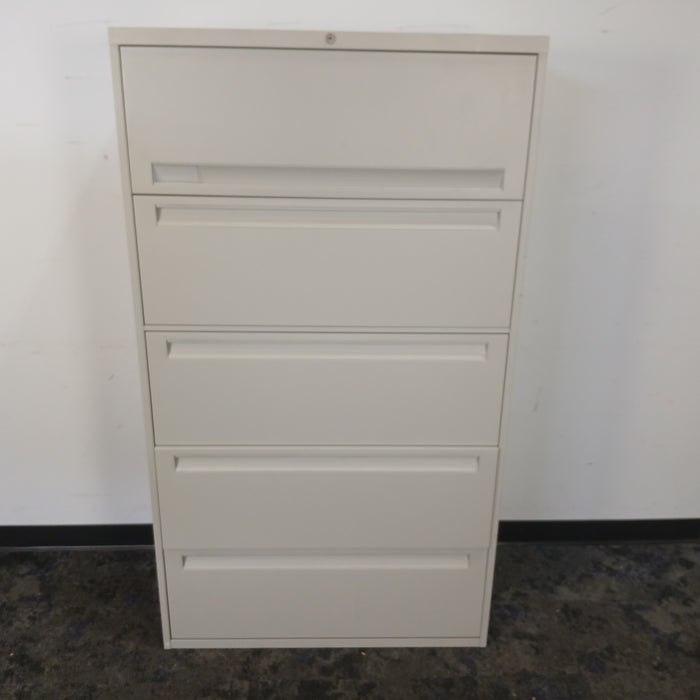36" 5 Drawer Lateral File Cabinet