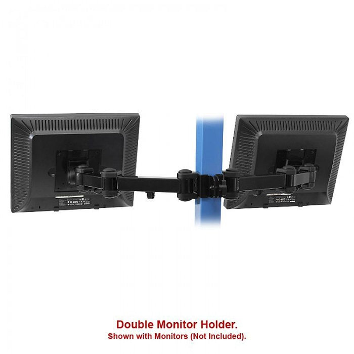 Dual Tilt Double LCD Vertical Monitor Holder