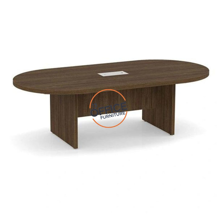 6' Racetrack Conference Room Table with Slab Base