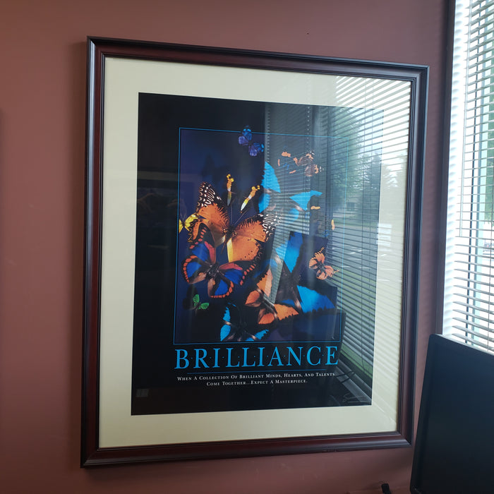 Framed "Brilliance" Poster