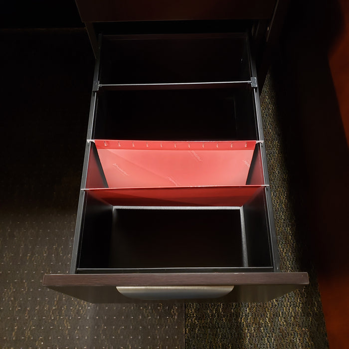 L-Shape Desk With File Cabinet - NEW!