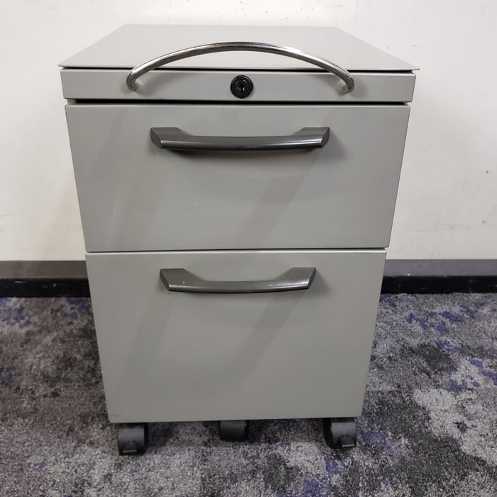 2 Drawer Pedestal File Cabinet