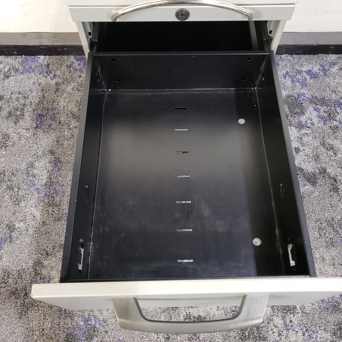 2 Drawer Pedestal File Cabinet