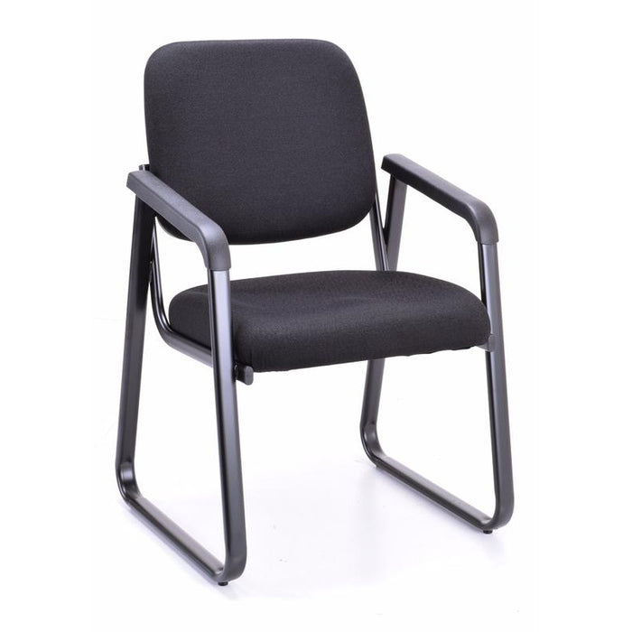 Black Sled Base Guest Chair