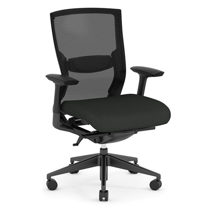 MB EXE CHAIR-BLK FRM/BLK SEAT M60999/BLK BACK LN04