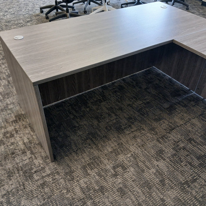 L-Shape Desk With File Cabinet - NEW!