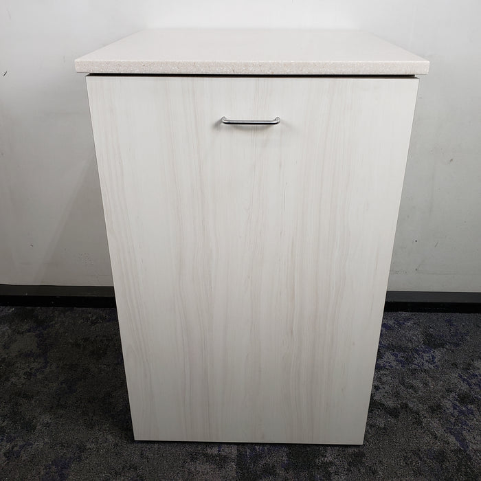 Trash Receptacle Cabinet with Garbage Can