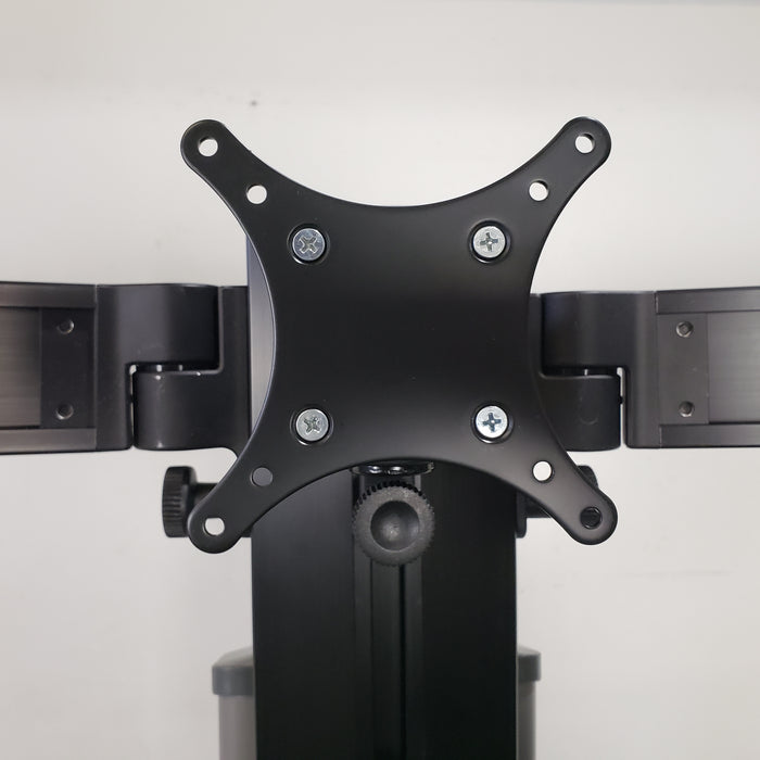 Electric Desk Converter with Tri Monitor Mount
