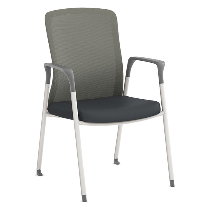 MESH BACK GUEST CHAIR-GRY BK GRY 201/ST CHAR 20004