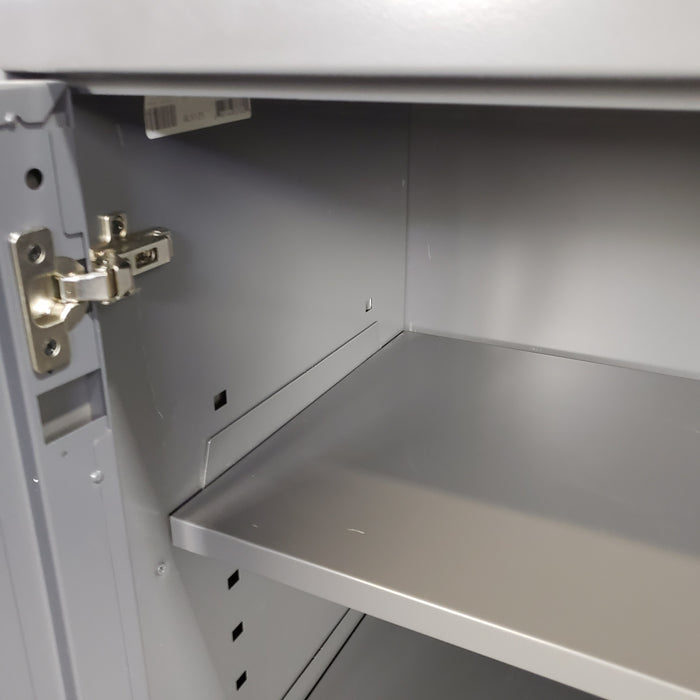 2 Shelf Storage Cabinet