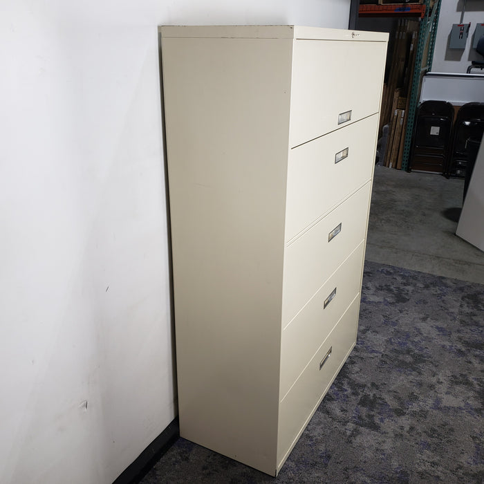 42" 5 Drawer Lateral File Cabinet