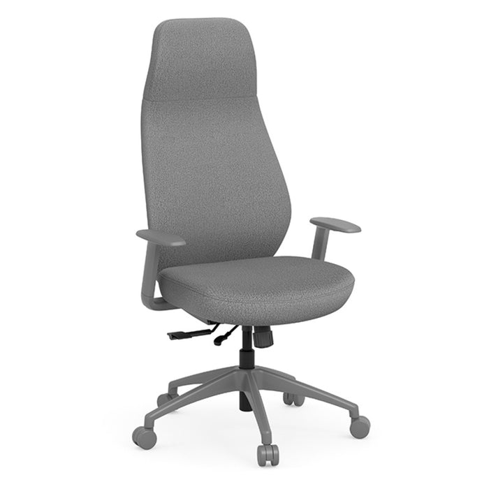 HB FABRIC TILTER CHAIR W/2D ARMS-GRY OTE FRI 464