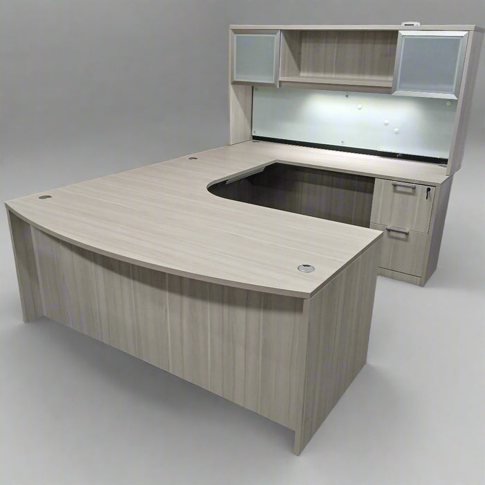 Bow Front U-Shape Executive Desk NEW!