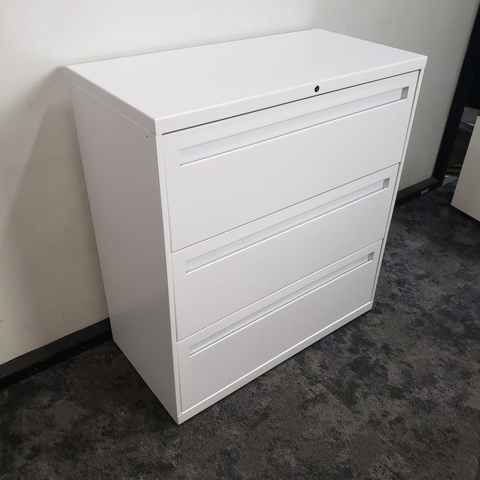 36" Three Drawer Lateral File Cabinet