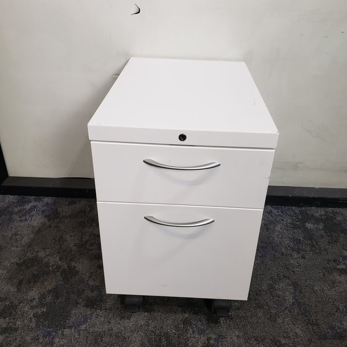 Two Drawer Pedestal File Cabinet