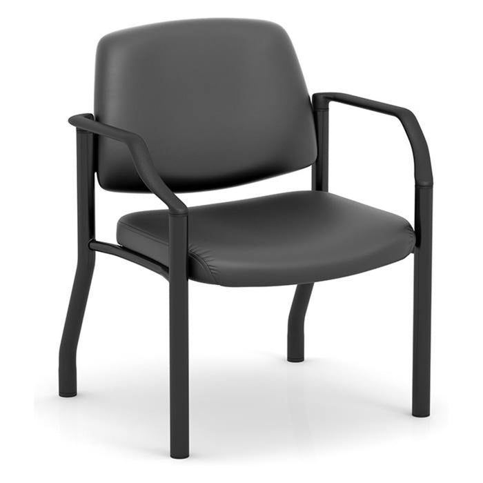 400LBS B&T GUEST CHAIR W/ARMS-BLK AM