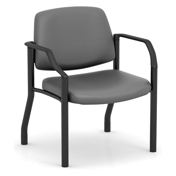 400LBS B&T GUEST CHAIR W/ARMS-GRY AM