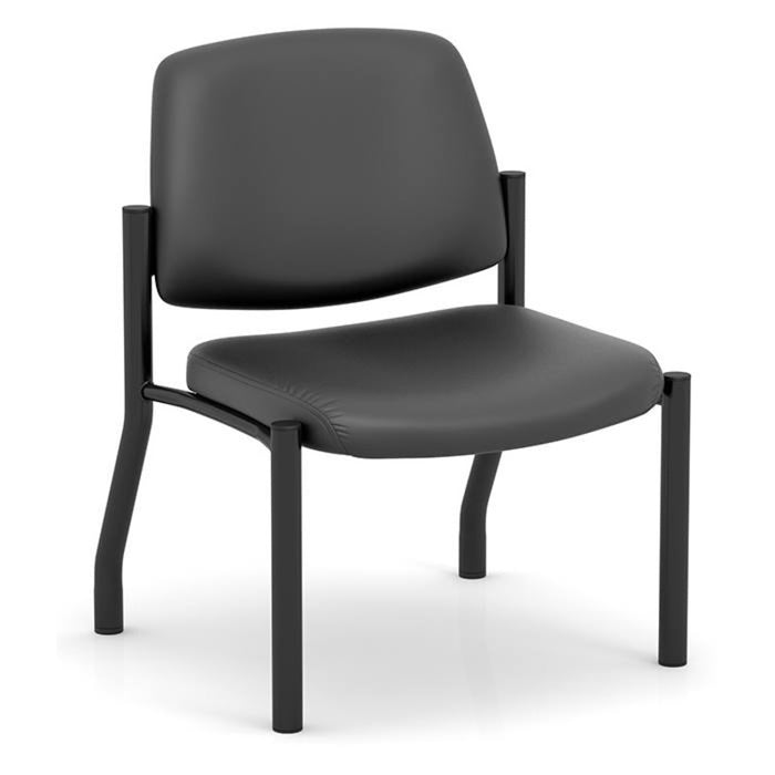 400LBS B&T GUEST CHAIR NO ARMS-BLK AM