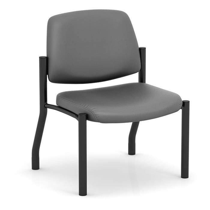 400LBS B&T GUEST CHAIR NO ARMS-GRY AM