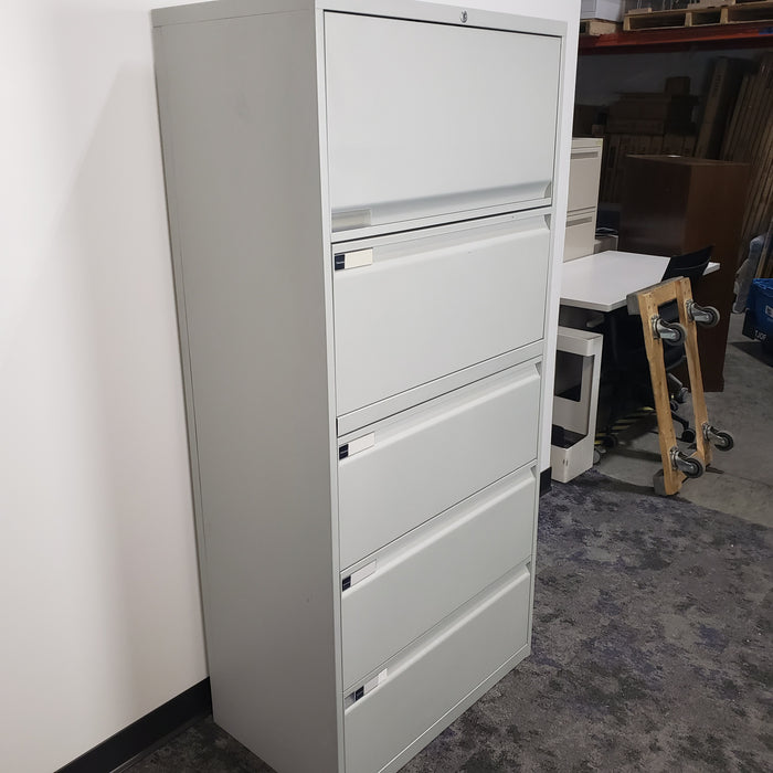 Five Drawer Lateral File Cabinet