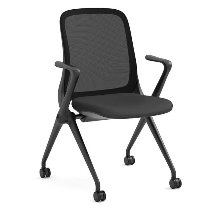 MESH BK NEST CHAIR W/ARM-BLACK BK BLK04/ST CHR03