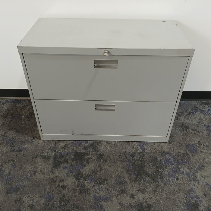 36" 2 Drawer Lateral File Cabinet