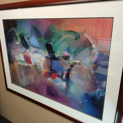 Framed artwork