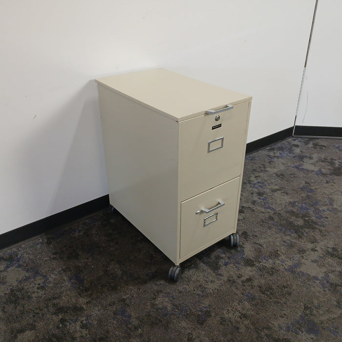 Two Drawer Pedestal File Cabinet