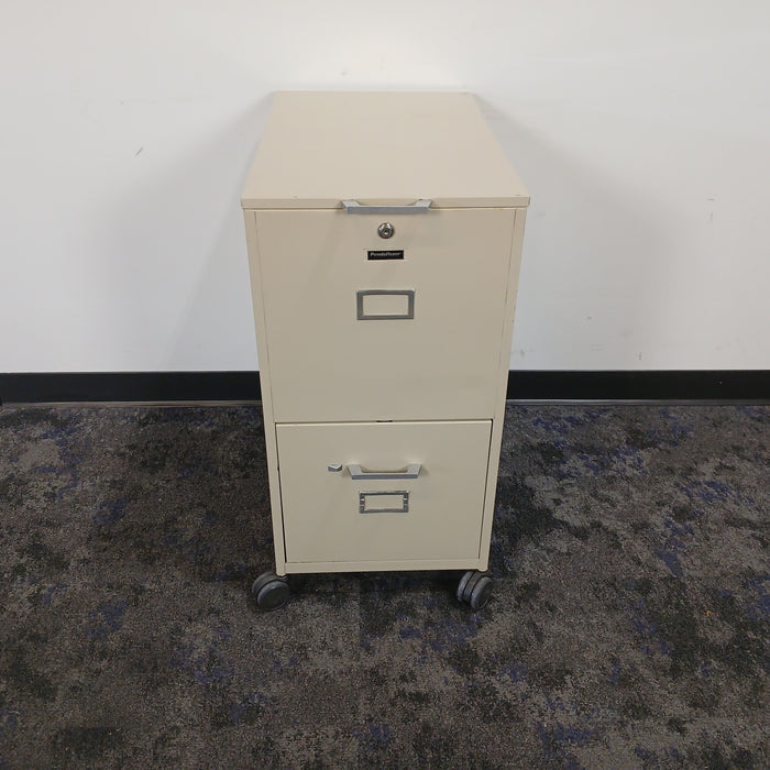 Two Drawer Pedestal File Cabinet