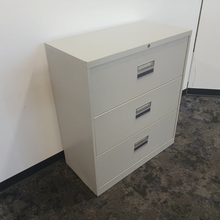 36" Three Drawer Lateral File Cabinet