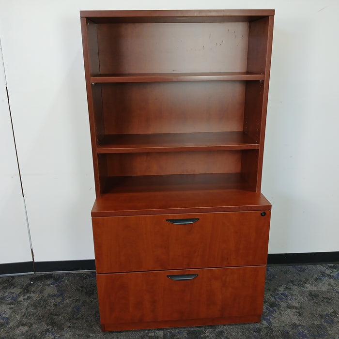 Bookshelf File Cabinet Combination